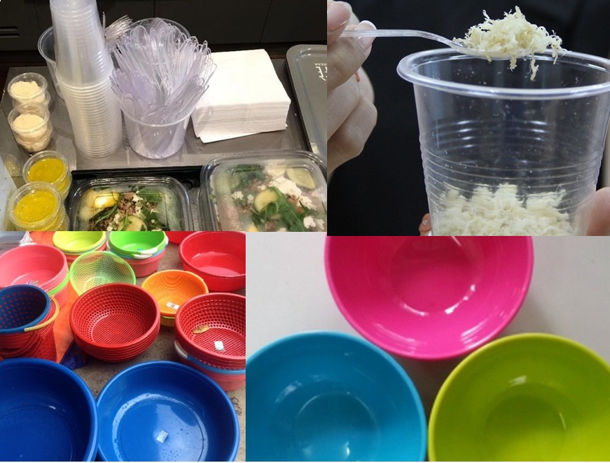 Kinh hoàng bát đĩa nhựa tại các quán ăn: Rót nước nóng vào, mùi nhựa nồng nặc - ảnh 1