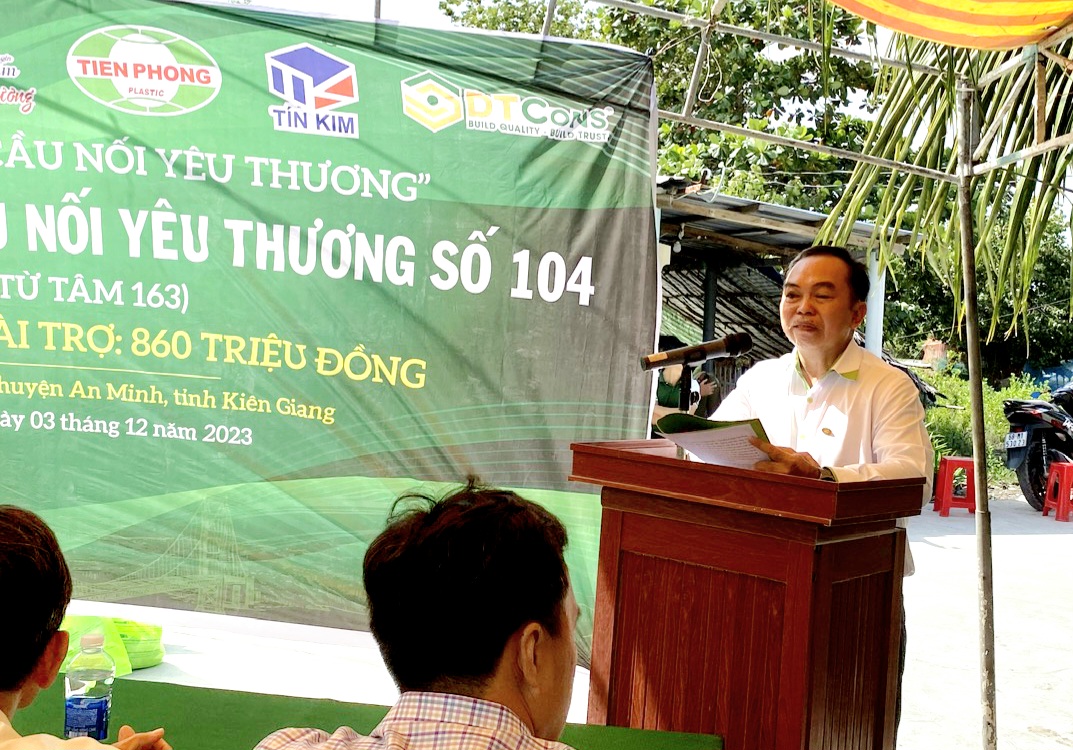 Ông Nguyễn Ngọc Tâm, Phó Tổng giám đốc Công ty cổ phần Nhựa Thiếu niên Tiền Phong phía Nam