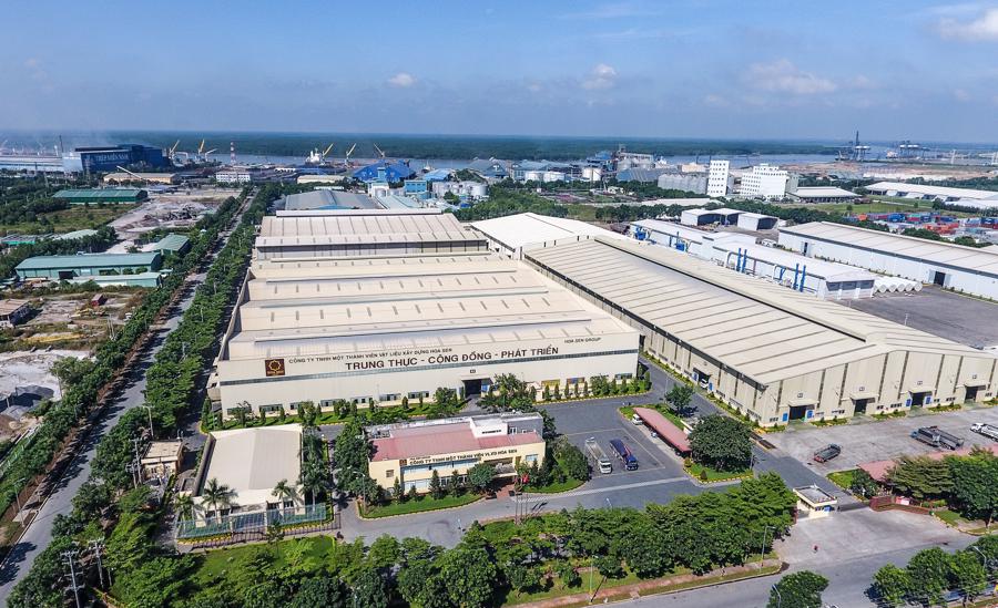 Hình ảnh Flycam toàn cảnh nhà máy Ống nhựa Hoa Sen Phú Mỹ.