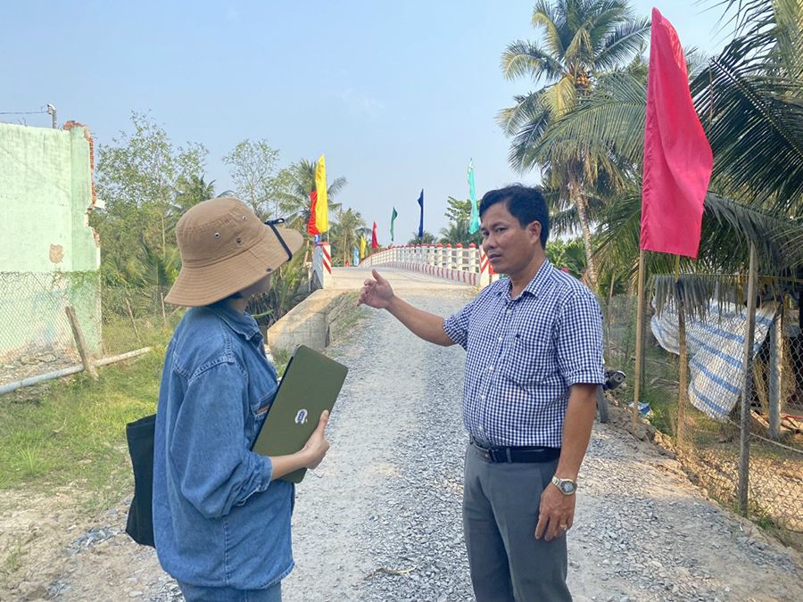 Ông Trần Thanh Cầm, Chủ tịch UBND xã Trung Chánh