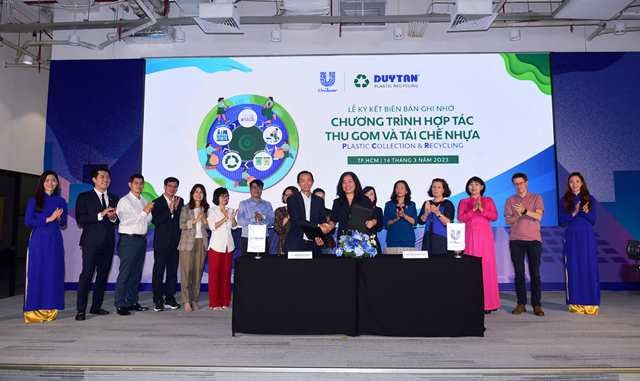 Unilever Việt Nam và Tái Chế Duy Tân hợp tác đẩy mạnh thị trường vật liệu tái chế ảnh 1