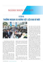Thế giới Nhựa : Số tháng 10 - 2016