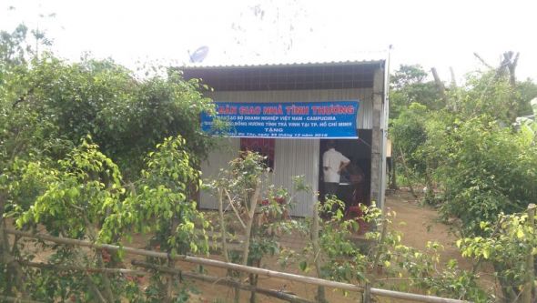 Trạo tặng nhà tình thương tại xã Mỹ Thuận Tây, Trà Vinh