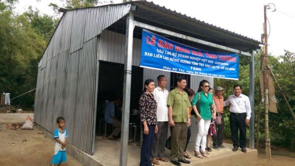 Trạo tặng nhà tình thương tại xã Mỹ Thuận Tây, Trà Vinh