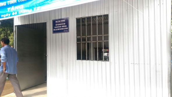 Trạo tặng nhà tình thương tại xã Mỹ Thuận Tây, Trà Vinh