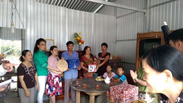 Trạo tặng nhà tình thương tại xã Mỹ Thuận Tây, Trà Vinh