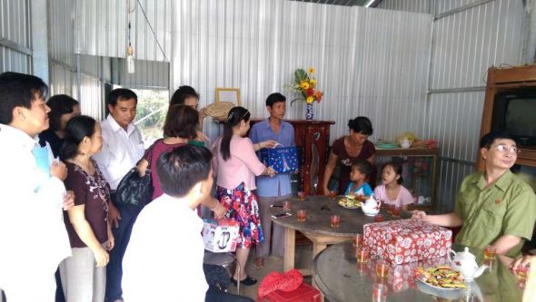 Trạo tặng nhà tình thương tại xã Mỹ Thuận Tây, Trà Vinh
