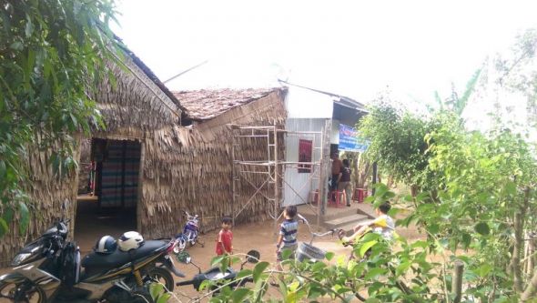 Trạo tặng nhà tình thương tại xã Mỹ Thuận Tây, Trà Vinh