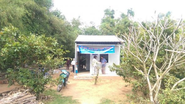 Trạo tặng nhà tình thương tại xã Mỹ Thuận Tây, Trà Vinh
