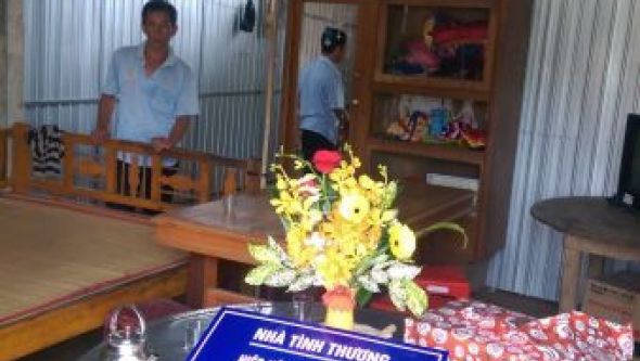 Trạo tặng nhà tình thương tại xã Mỹ Thuận Tây, Trà Vinh