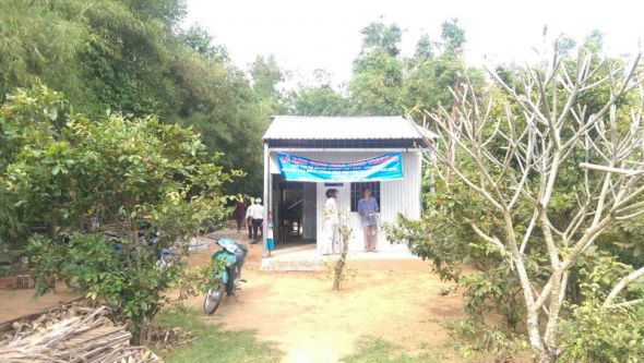 Trạo tặng nhà tình thương tại xã Mỹ Thuận Tây, Trà Vinh