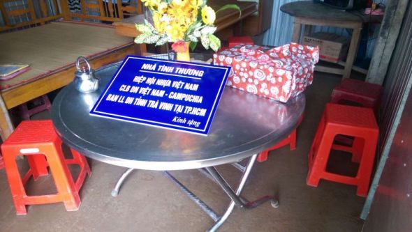 Trạo tặng nhà tình thương tại xã Mỹ Thuận Tây, Trà Vinh