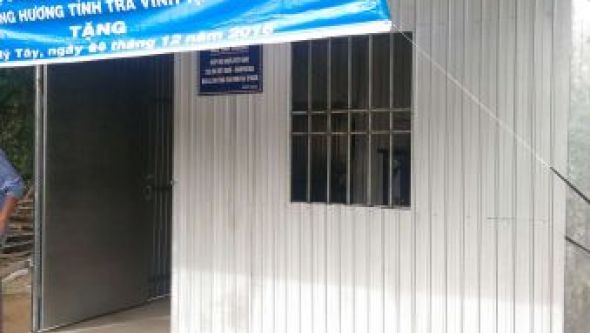 Trạo tặng nhà tình thương tại xã Mỹ Thuận Tây, Trà Vinh