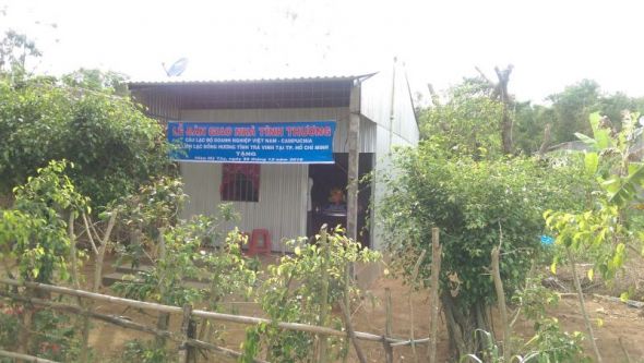 Trạo tặng nhà tình thương tại xã Mỹ Thuận Tây, Trà Vinh