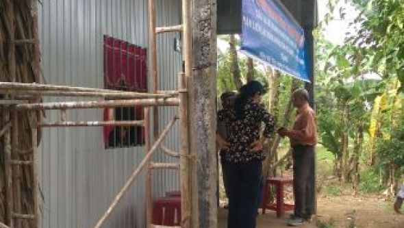 Trạo tặng nhà tình thương tại xã Mỹ Thuận Tây, Trà Vinh