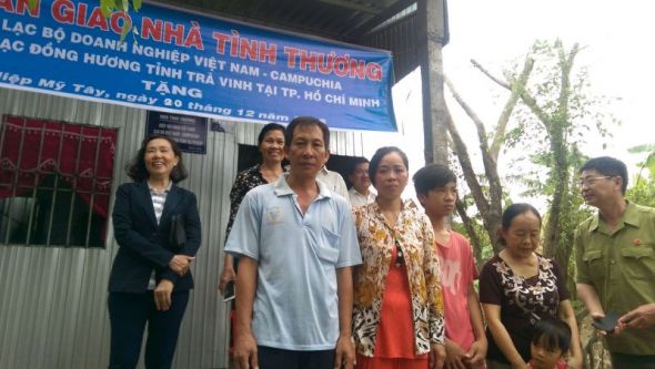 Trạo tặng nhà tình thương tại xã Mỹ Thuận Tây, Trà Vinh