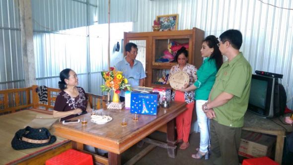 Trạo tặng nhà tình thương tại xã Mỹ Thuận Tây, Trà Vinh