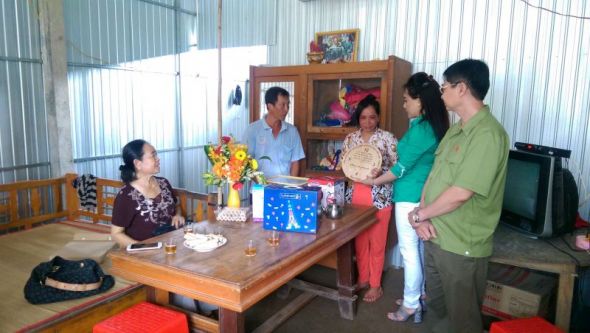 Trạo tặng nhà tình thương tại xã Mỹ Thuận Tây, Trà Vinh