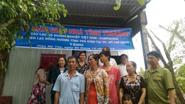 Trạo tặng nhà tình thương tại xã Mỹ Thuận Tây, Trà Vinh