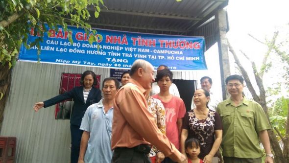 Trạo tặng nhà tình thương tại xã Mỹ Thuận Tây, Trà Vinh