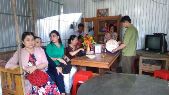 Trạo tặng nhà tình thương tại xã Mỹ Thuận Tây, Trà Vinh