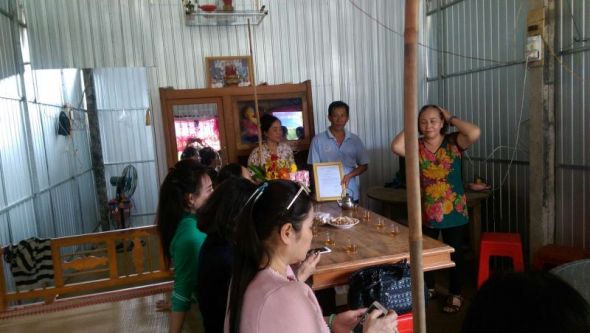 Trạo tặng nhà tình thương tại xã Mỹ Thuận Tây, Trà Vinh