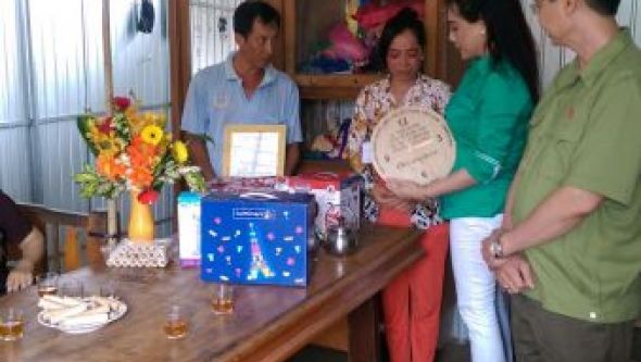 Trạo tặng nhà tình thương tại xã Mỹ Thuận Tây, Trà Vinh