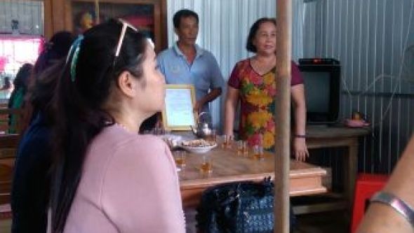 Trạo tặng nhà tình thương tại xã Mỹ Thuận Tây, Trà Vinh