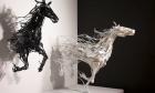 Ngắm những tác phẩm nghệ thuật tuyệt đẹp từ nhựa phế thải