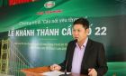 Công ty CP Nhựa Thiếu niên Tiền Phong khánh thành cầu làng Xi, huyện Bá Thước, tỉnh Thanh Hóa