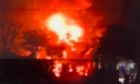 Cháy lớn tại nhà máy nhựa thông ở huyện biên giới Lộc Bình, Lạng Sơn