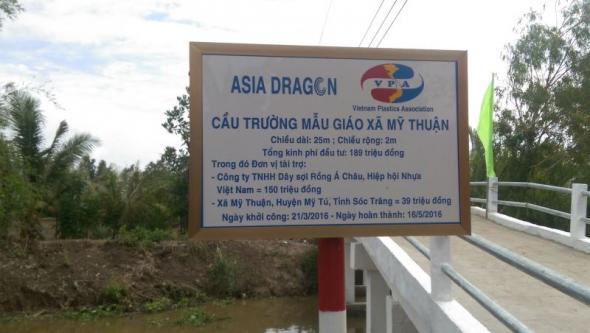 Khánh thành cầu tại  xã Mỹ Thuận, huyện Mỹ Tú, tỉnh Sóc Trăng
