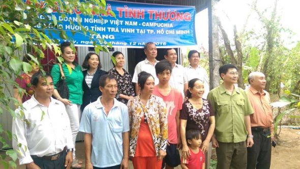 Trạo tặng nhà tình thương tại xã Mỹ Thuận Tây, Trà Vinh